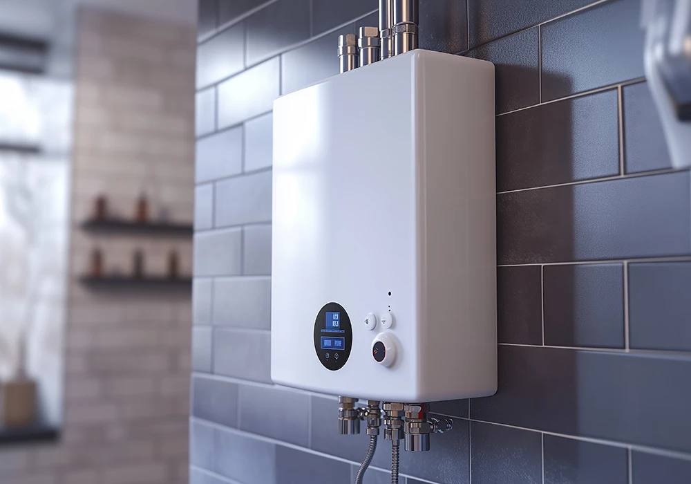 installation chauffe-eau plat